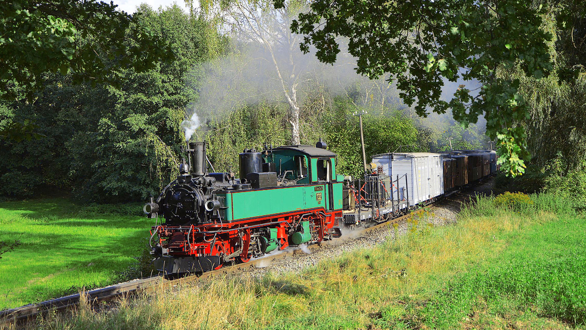 Dampfzug Traditionsbahn Radebeul 
© Pressebild Traditionsbahn Radebeul e.V.