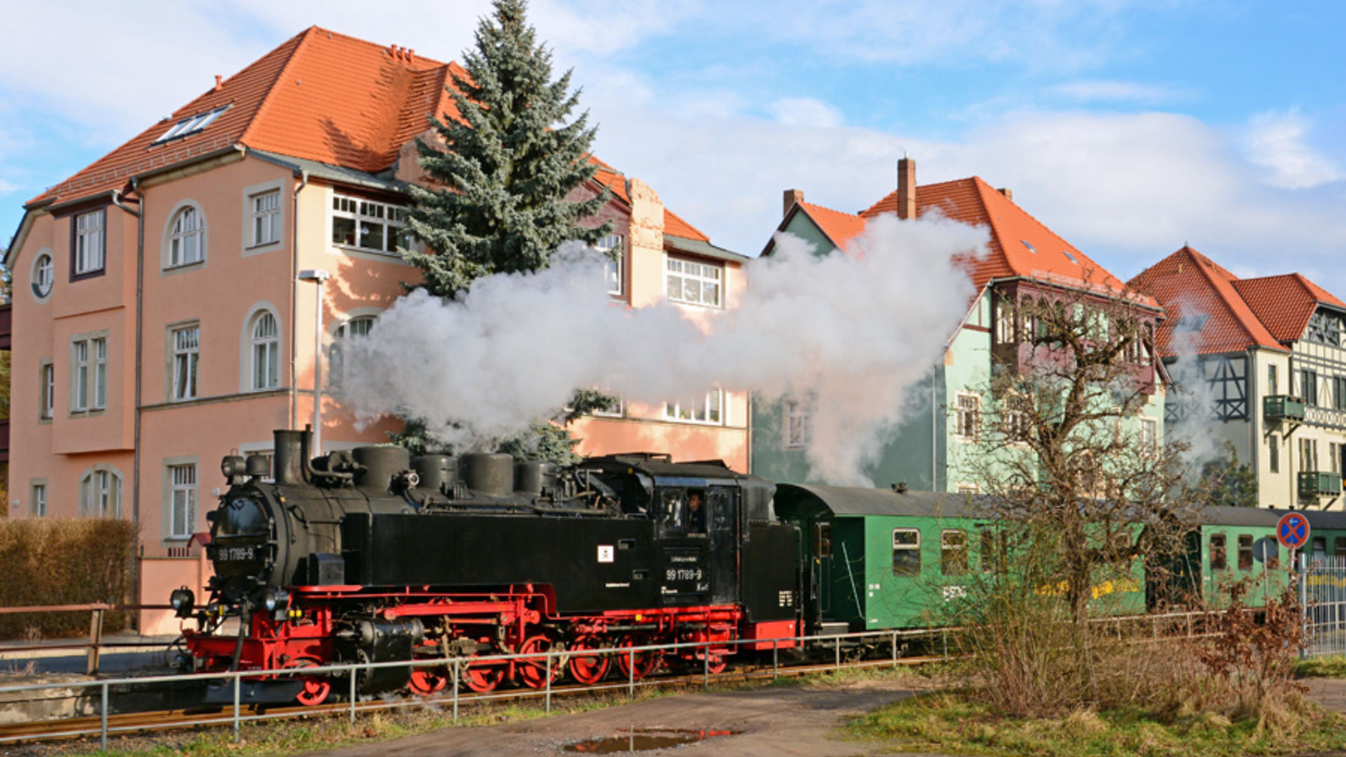 Lößnitzgrundbahn in Radebeul 
© Michael Sperl