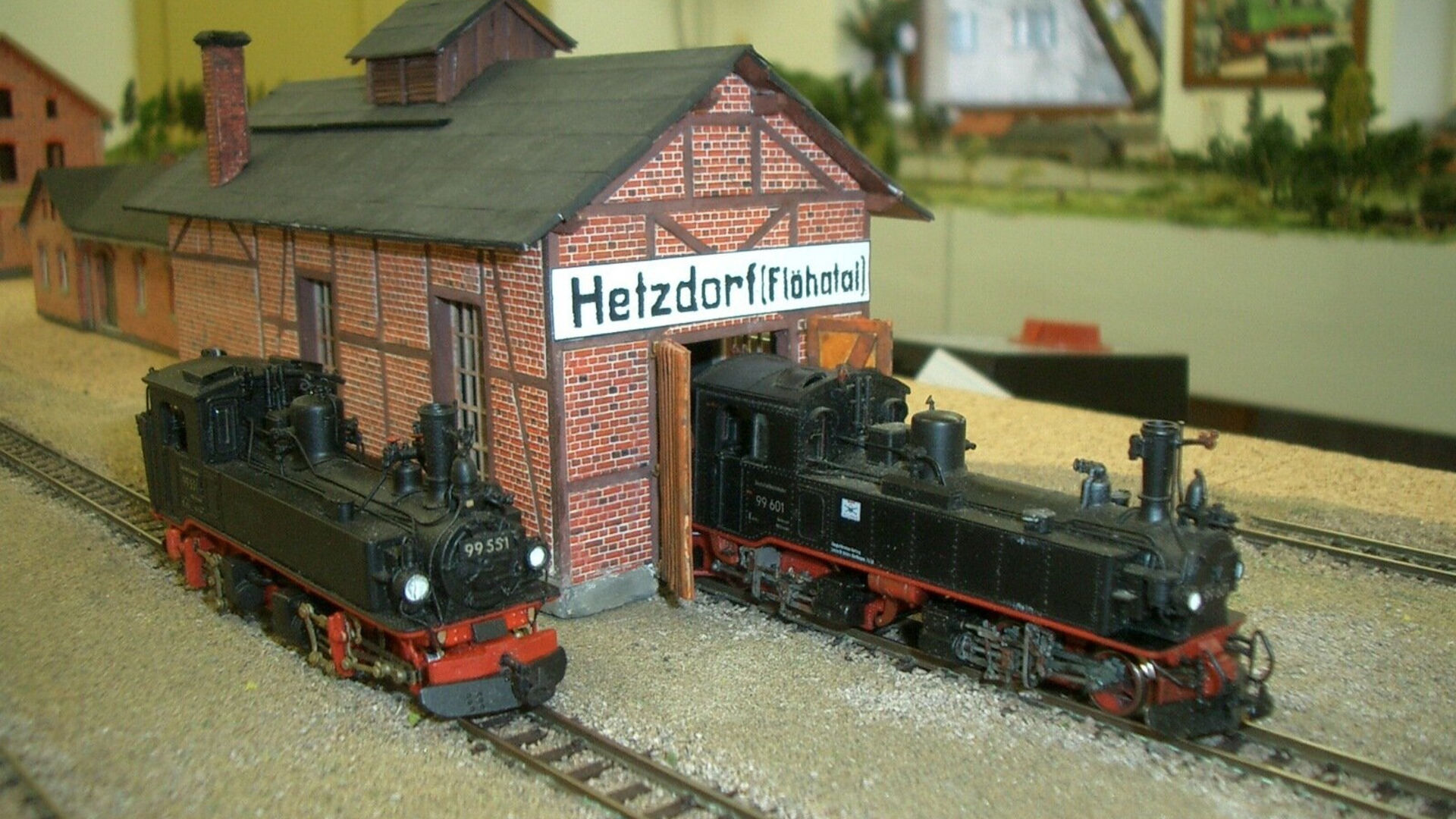 Die Schmalspurbahn im Modell 
© Bernd Rüger
