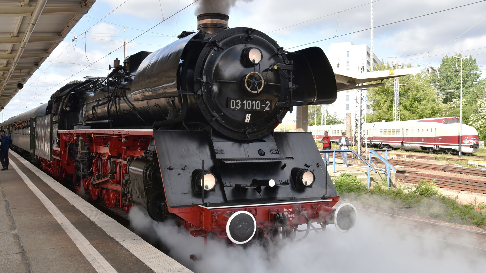 Dampfsonderzug von Nostalgiezugreisen Lipsia e.V. 
© Dirk Voigt
