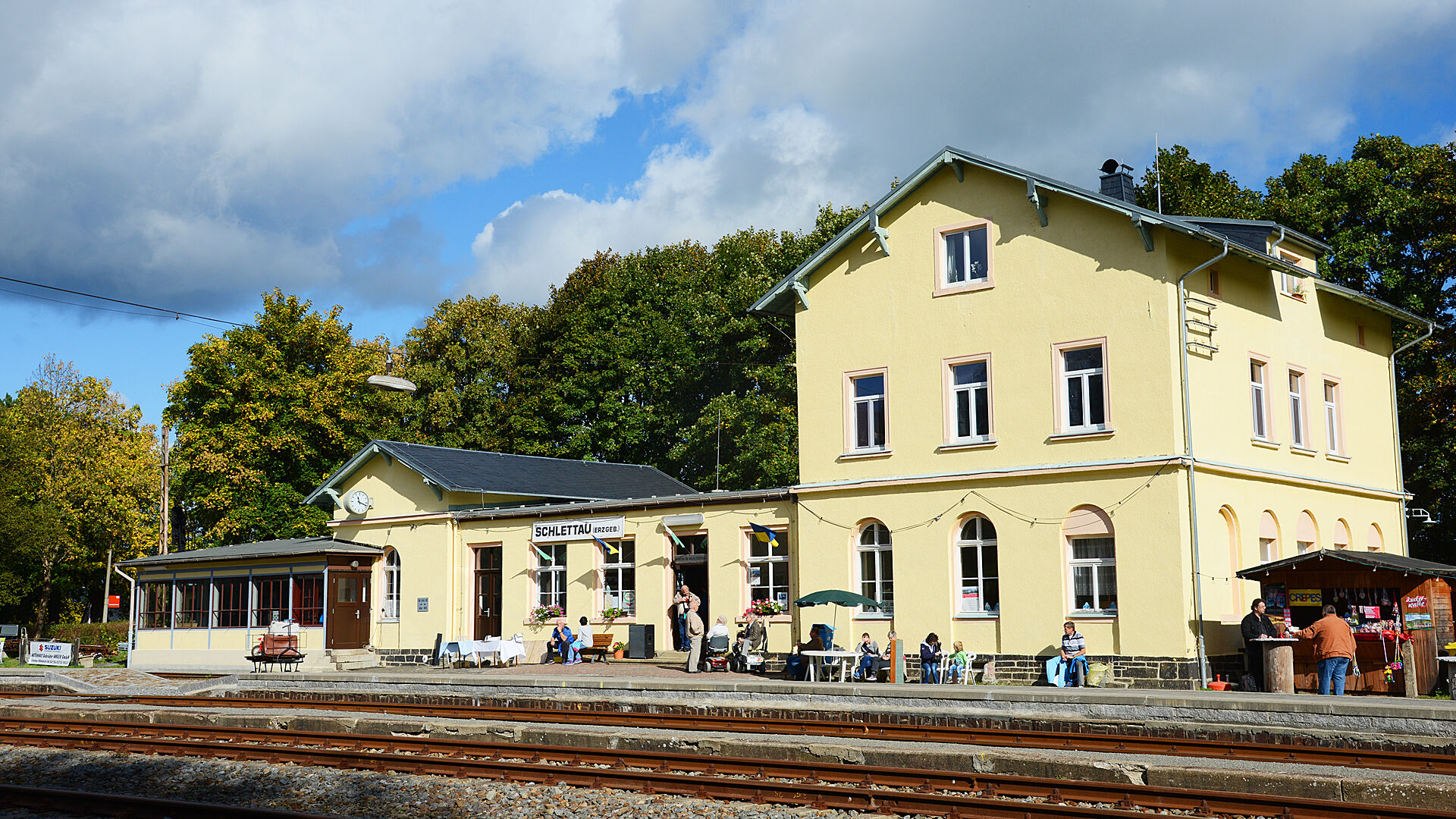 Bahnhof Schlettau. 
© CHRISTIAN SACHER