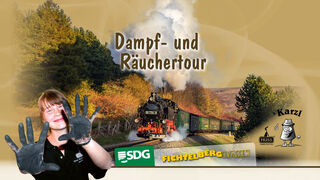 Fichtelbergbahn - Dampf- & Räuchertour. 
© SDG Sächsische Dampf- eisenbahngesellschaft mbH - Fichtelbergbahn