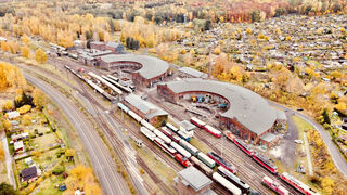 Museumsgelände aus der Luft 
© Schauplatz Eisenbahn