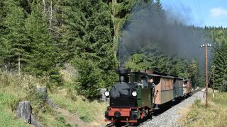 Lok I K Nr. 54 mit dem Sachsenzug 
© Thomas Poth