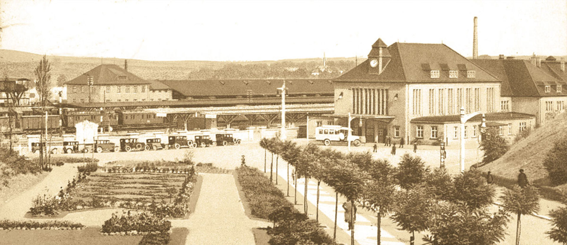 Bahnhof Glauchau. 
© Ansichtskarten Sammlung A Linz