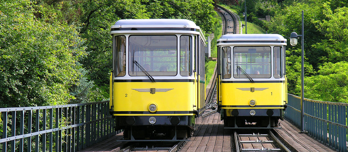 Bergbahnen Dresden 
© Dresdner Verkehrsbetriebe AG Gruppe Bergbahnen