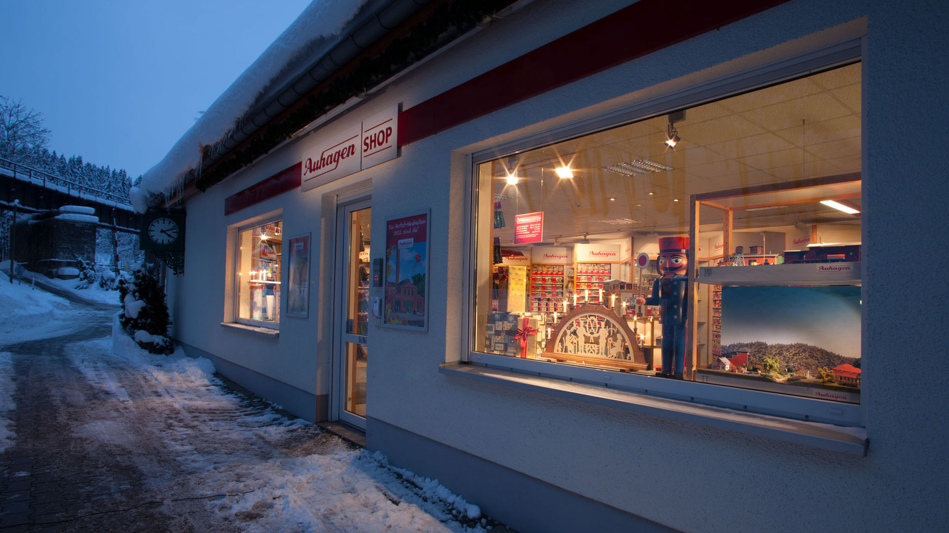 Auhagen-Shop im Winter 
© Auhagen GmbH