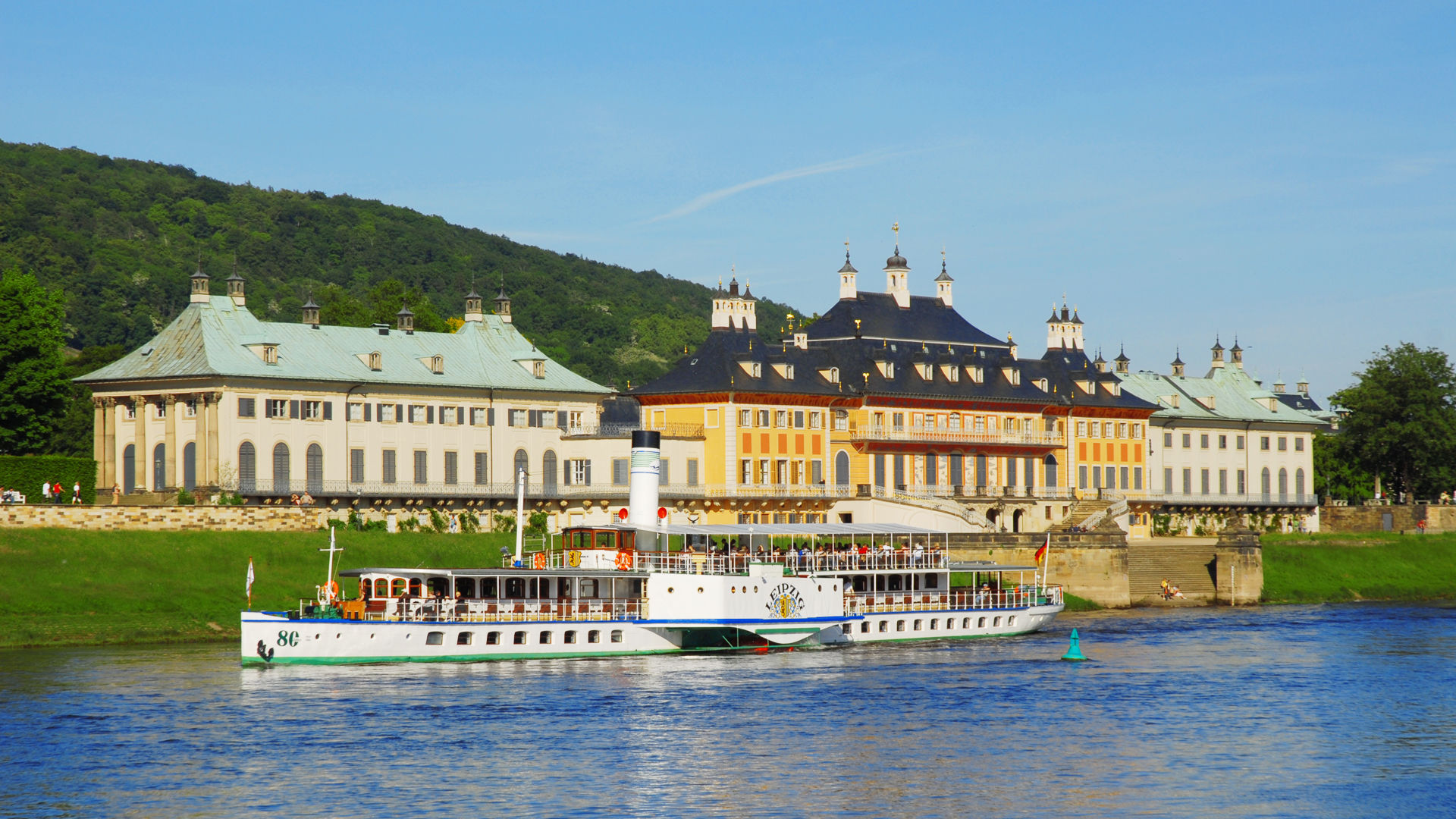 Sächsische Dampfschifffahrt Dresden Elbland Dampfbahn