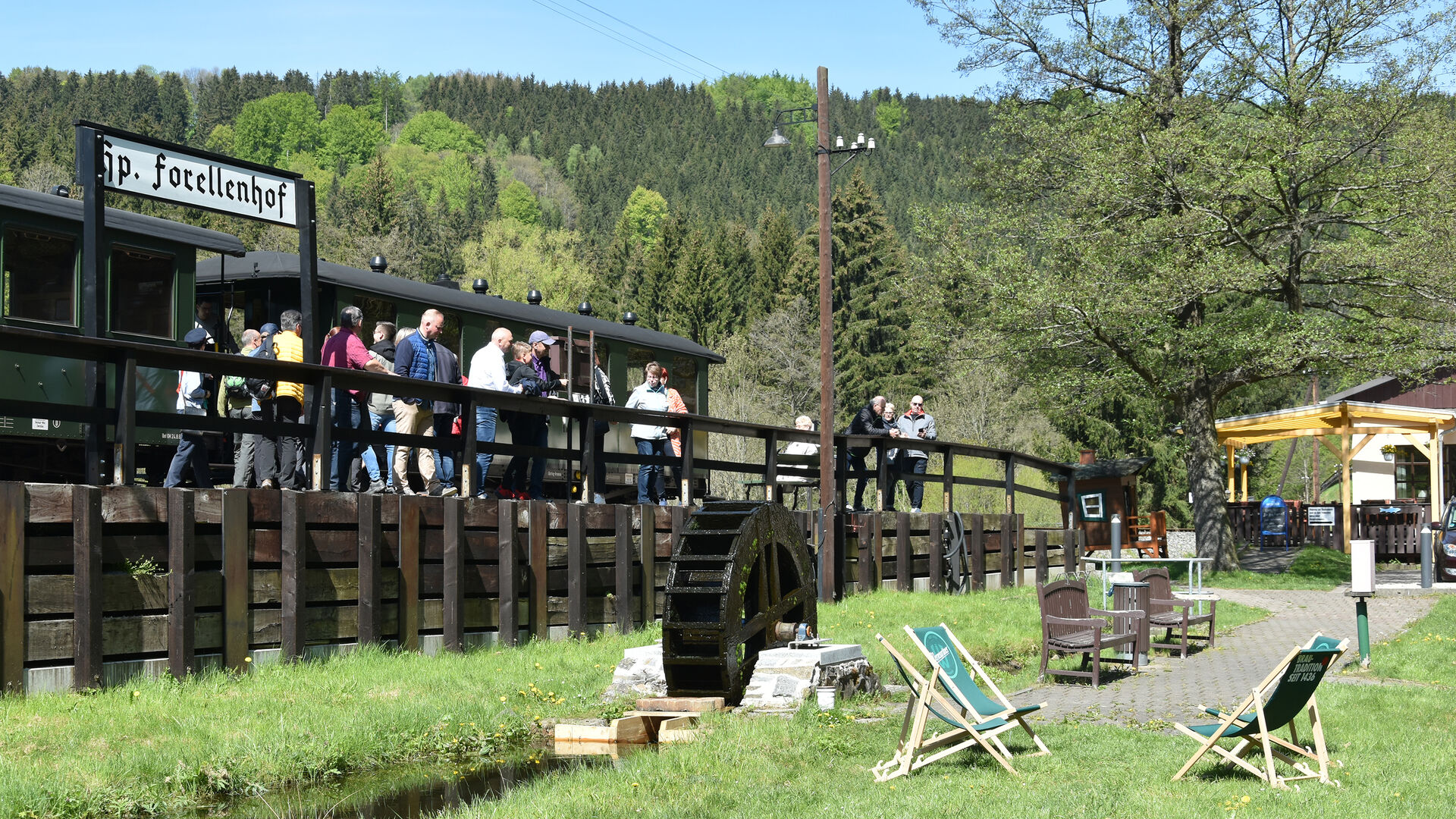 Bahnstation Forellenhof 
&copy; Thomas Poth
