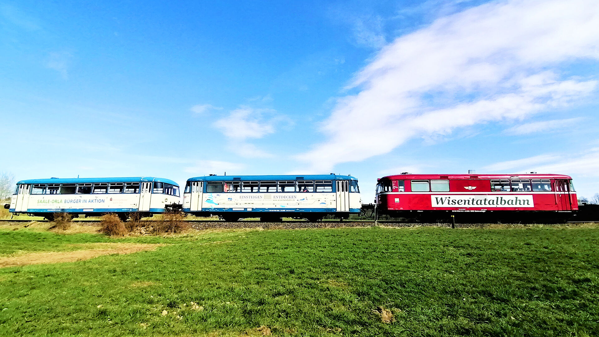 Triebwagen der Wisentatalbahn. 
© Förderverein Wisentatalbahn e.V. - Lutz Reichel