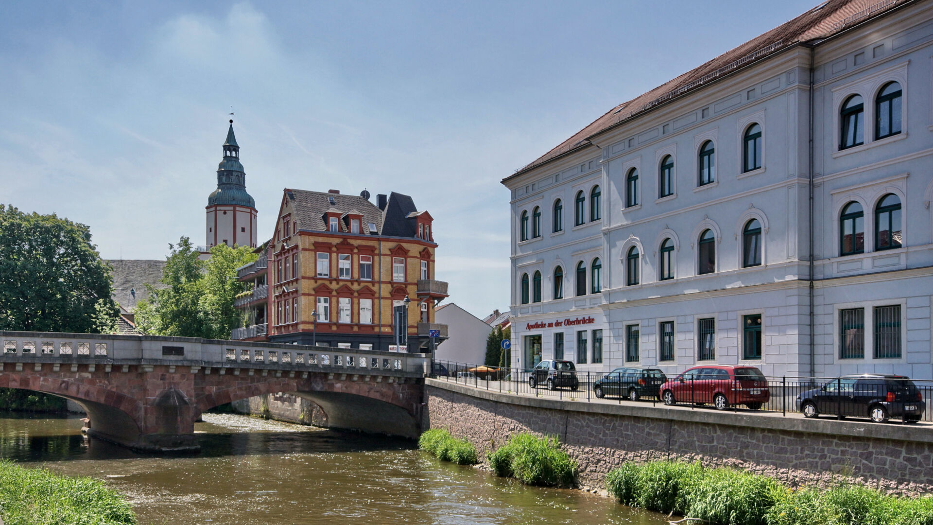 Oberbrücke mit Blick zur Nikolaikirche 
© Stadt Döbeln