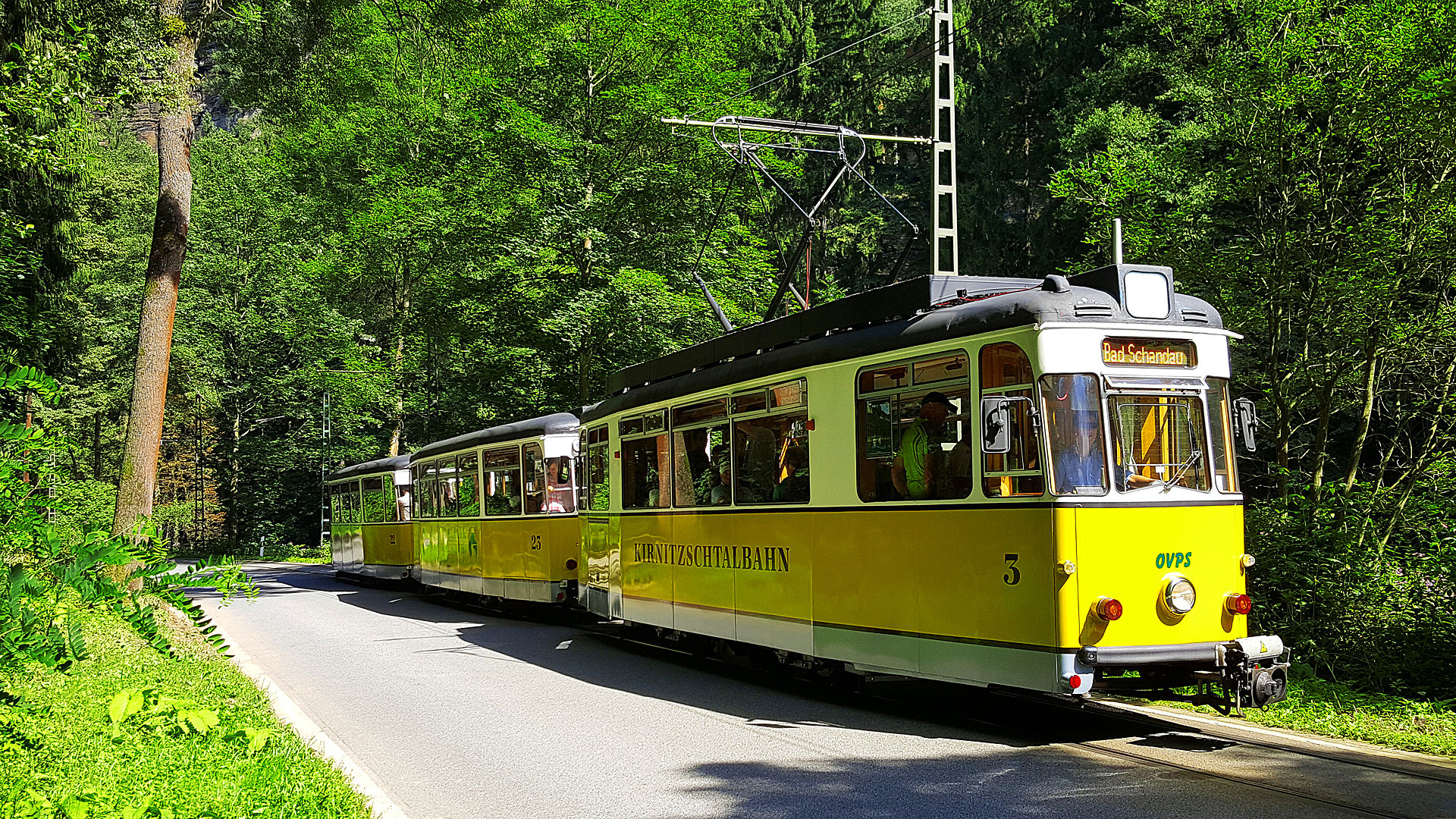 Kirnitzschtalbahn 
© Oberelbische Verkehrsgesellschaft Pirna - Sebnitz mbH