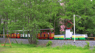 Zug der Parkeisenbahn Syratal Plauen. 
© Freizeitanlage Syratal Plauen