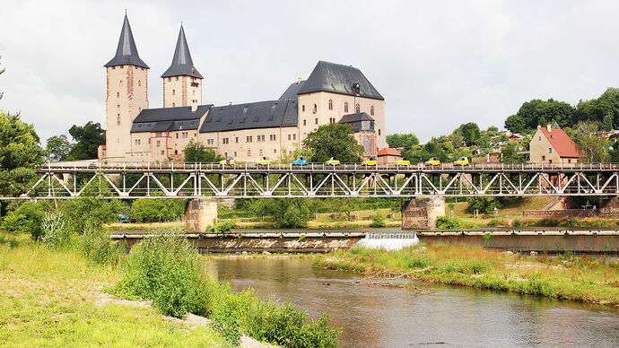 Schienentrabifahrt in Rochlitz 
&copy; Thomas Str&ouml;msd&ouml;rfer