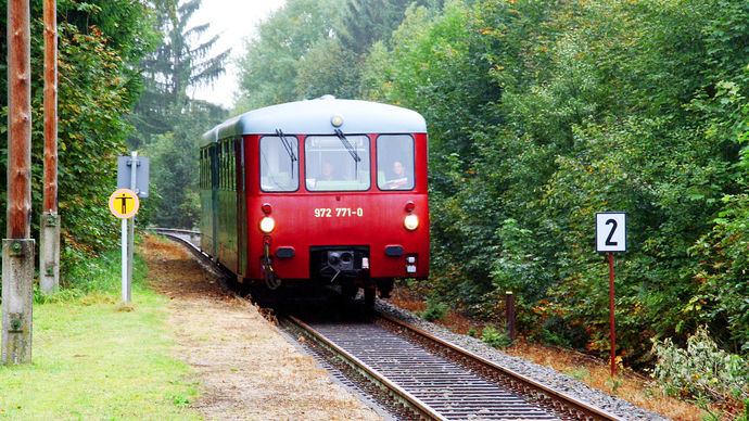Obervogtländische Eisenbahn 
© Förderverein Obervogtländische Eisenbahn e.V. (OVEB), Zwotental-Markneukirchen-Adorf(Vogtl)