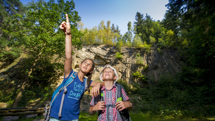 „Porphyrfächer“ bei Niederschöna 
© Robert Michael