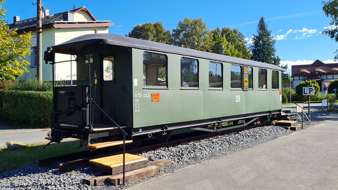Bimmelbahnwagen in Taubenheim 
&copy; Matthias Altmann