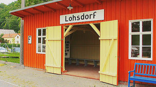 Bahnhof Lohsdorf der Schwarzbachbahn. 
© CHRISTIAN SACHER