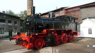 Lok 91 896 am Schauplatz Eisenbahn in Chemnitz 
&copy; Rainer Haufe