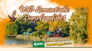 Lößnitzgrundbahn - Wild-Romantische Dampfzugfahrt. 
© SDG Sächsische Dampfeisenbahngesellschaft mbH - Lößnitzgrundbahn