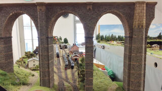 Viadukt Hetzdorf im Modell 
&copy; Bernd R&uuml;ger