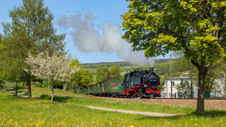 Volldampf bei der Fichtelbergbahn 
&copy; Kay Baldauf