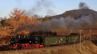 DR-Zug auf Fichtelbergbahn bei Neudorf 
&copy; Uwe M&ouml;ckel