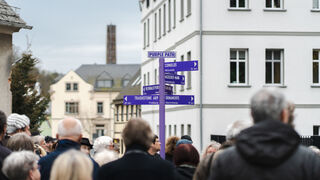 Wegweiser in Hainichen 
&copy; Ernesto Uhlmann