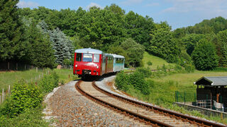 &copy; Die historischen Triebwagen bei Markersbach  Fabian Schenk