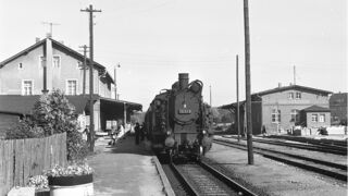 Zug am 6. Oktober 1965 in Schöneck 
© Günter Meyer, Slg. Dr. Manfred Meyer