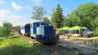 Zug der Brückenbergbahn 
© Brückenbergbahnverein