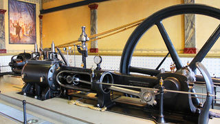 Dampfmaschine im Sächsisches Industriemuseum Industriemuseum Chemnitz. 
© Foto: Sächsisches Industriemuseum Industriemuseum Chemnitz