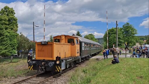 Sonderzug in Waldenburg 
&copy; Tom Kl&ouml;tzer