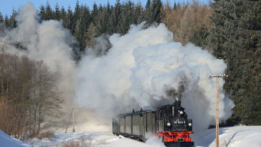 Winterdampf Pre&szlig;nitztalbahn 
&copy; Chistian Sacher
